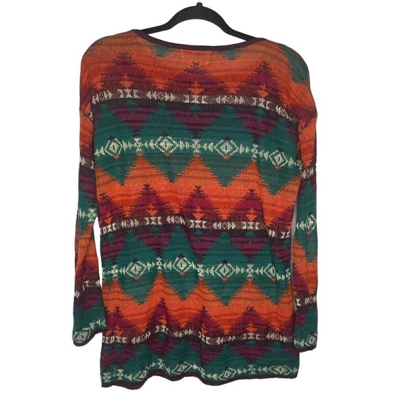 Ralph Lauren Denim & Supply Size XS Vintage Pullover Sweater Southwest Aztec - Picture 2 of 8